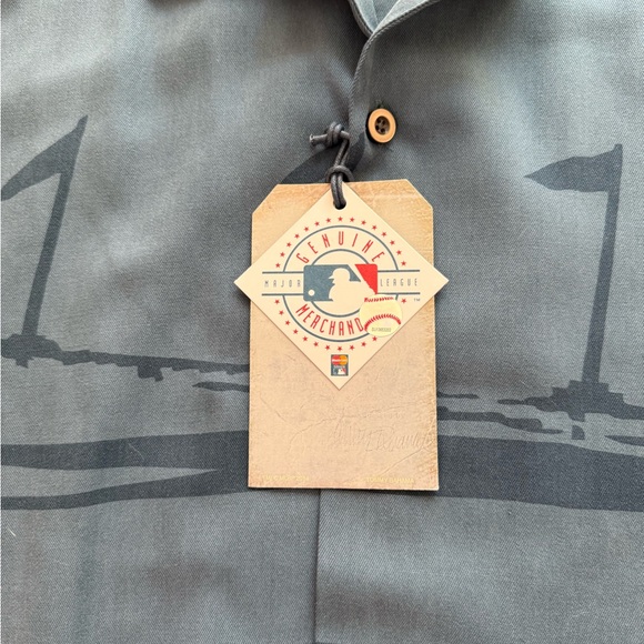Tommy Bahama 100% Silk LA Dodgers short sleeve button up shirt Men’s S - Picture 7 of 8